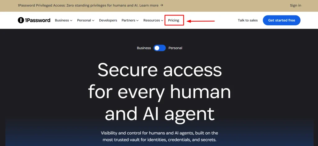 1password login step 1