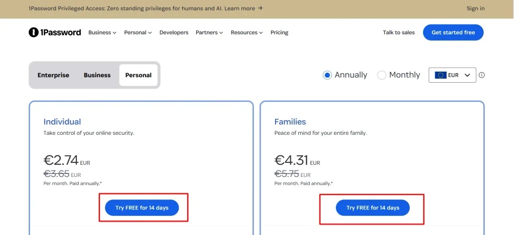 1password login step 3