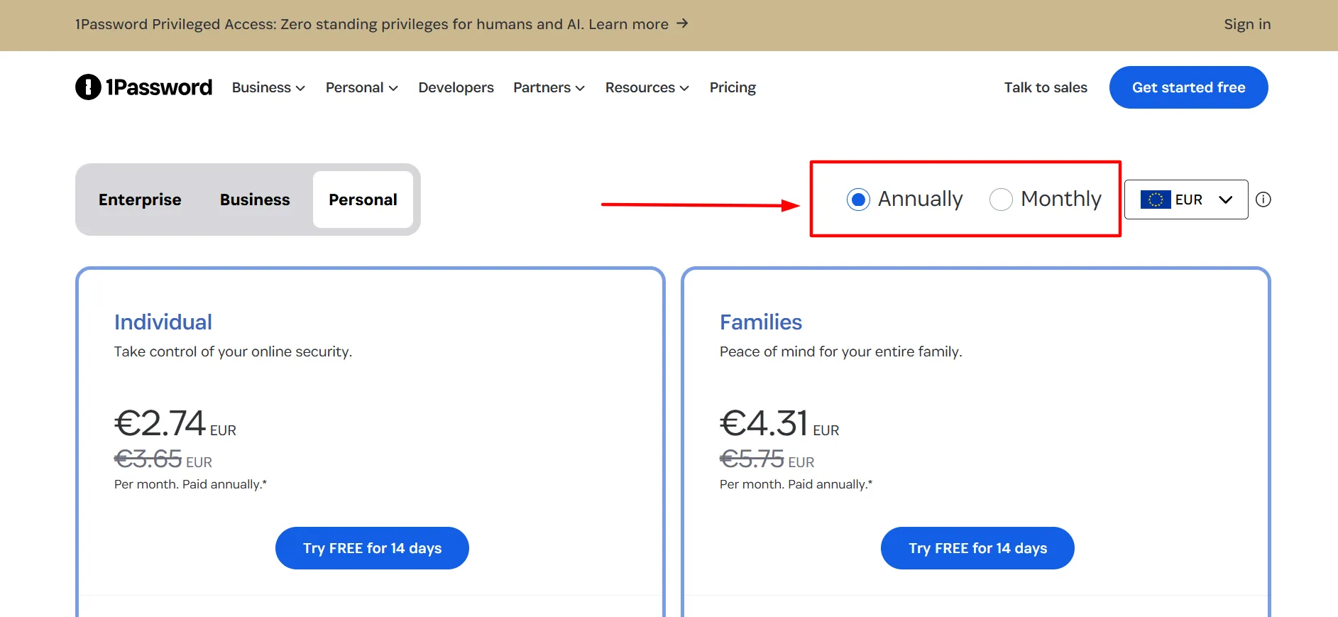 1Password login step 4